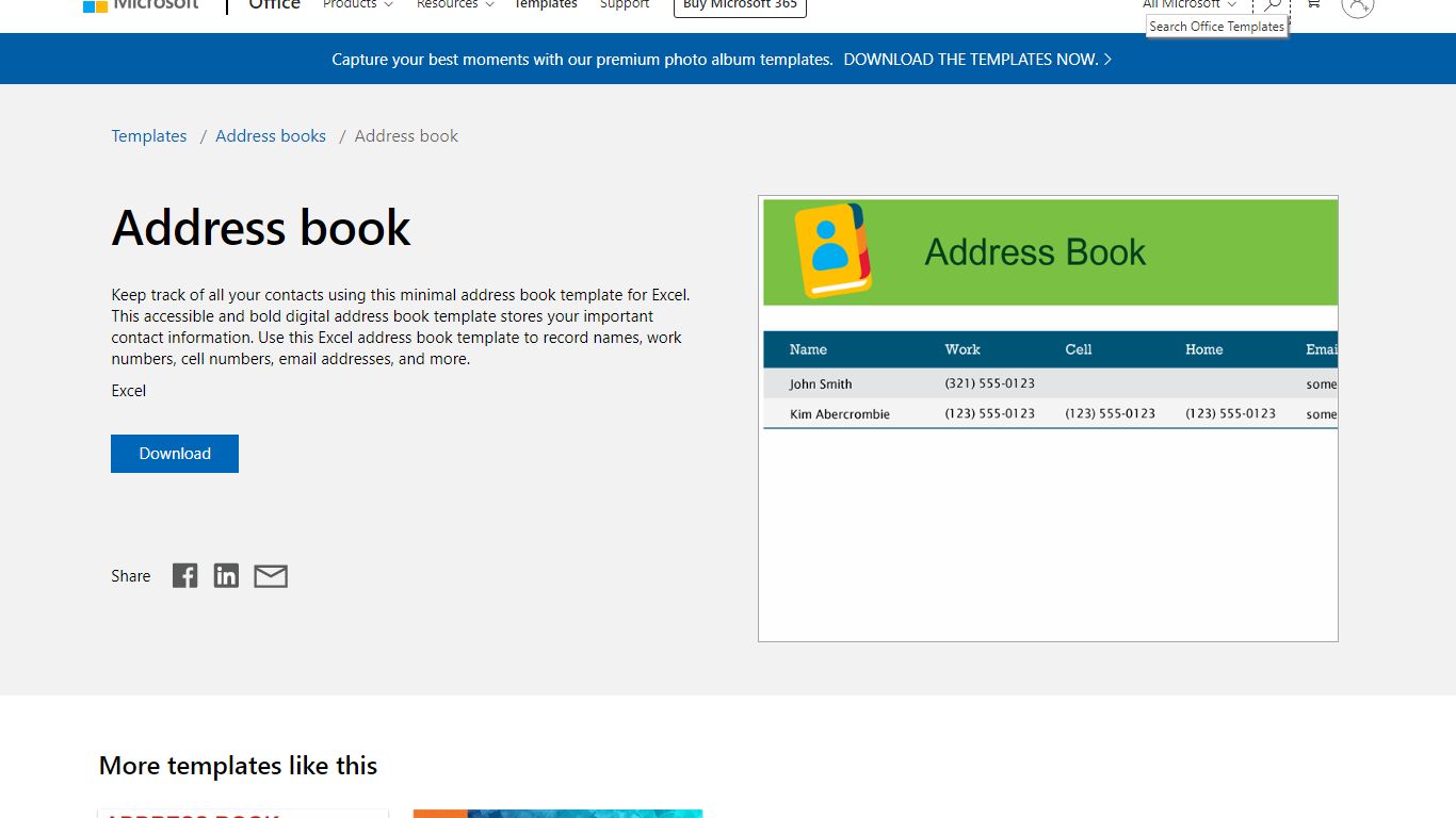 Address book - templates.office.com